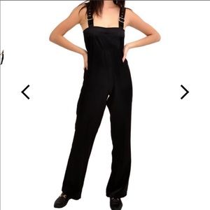 We Wore What silk overalls